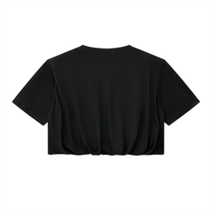 Women’s Crop Bubble Hem T-Shirt