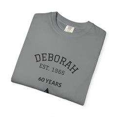 Certified Classic 60th Birthday T-Shirt — Personalized Deborah Est. 1963